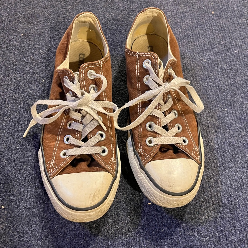 Brown Converse All-Stars